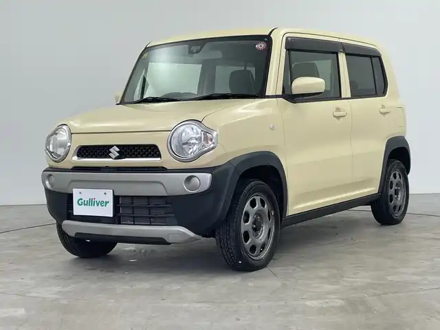 スズキ ハスラー G 三重県 2018(平30)年 4.6万km シフォンアイボリーM /禁煙車//7インチディスプレイオーディオ/　Bluetooth/Apple CarPlay/Android Auto//シートヒーター//プッシュスタート//スマートキー//アイドリングストップ//衝突軽減ブレーキシステム//純正アルミホイール//ライトレベライザー//コーナーセンサー