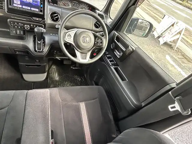 ホンダ Ｎ ＢＯＸ カスタム G L ホンダセンシング 宮崎県 2017(平29)年 13.4万km クリスタルブラックパール /ナビ(VXM-174VFi)//TV/CD/DVD/Bluetooth//ビルトインETC//バックカメラ//片側パワースライドドア//純正フロアマット//社外アルミホイール//ドアバイザー//電格ウィンカーミラー//オートライト//スペアキー×１