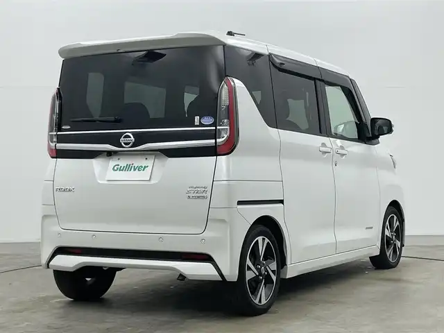 日産 ルークス HWS Gターボ プロパイロットED 岡山県 2020(令2)年 4.7万km ホワイトパール プロパイロット/純正9インチナビ【MM320D-L】/（DVD/フルセグTV/Bluetooth/USB/CD)/ETC/アラウンドビューモニター/純正ドライブレコーダー（前）/両側パワースライドドア/横滑り防止機能/レーンアシスト/衝突軽減ブレーキ/レーダークルーズコントロール/純正15インチアルミホイール/LEDヘッドライト/スマートキー×2/保証書