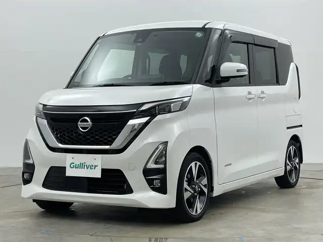 日産 ルークス HWS Gターボ プロパイロットED 岡山県 2020(令2)年 4.7万km ホワイトパール プロパイロット/純正9インチナビ【MM320D-L】/（DVD/フルセグTV/Bluetooth/USB/CD)/ETC/アラウンドビューモニター/純正ドライブレコーダー（前）/両側パワースライドドア/横滑り防止機能/レーンアシスト/衝突軽減ブレーキ/レーダークルーズコントロール/純正15インチアルミホイール/LEDヘッドライト/スマートキー×2/保証書