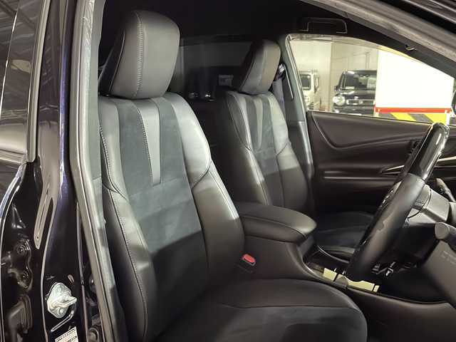 トヨタ ハリアー プレミアム スタイルモーヴ 広島県 2015(平27)年 3.8万km スパークリングブラックパールクリスタルシャイン 純正8型ナビ　/シートヒーター　/バックカメラ　/フルセグTV　/パワーシート　/クルーズコントロール　/オートハイビーム/衝突軽減ブレーキ　/レーンキープアシスト　/LEDヘッドランプ　/ドライブレコーダー　/ETC/純正18インチアルミホイール(235/55/R18)/エアバック（運転席/助手席/サイド/カーテン）