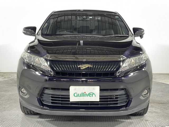 トヨタ ハリアー プレミアム スタイルモーヴ 広島県 2015(平27)年 3.8万km スパークリングブラックパールクリスタルシャイン 純正8型ナビ　/シートヒーター　/バックカメラ　/フルセグTV　/パワーシート　/クルーズコントロール　/オートハイビーム/衝突軽減ブレーキ　/レーンキープアシスト　/LEDヘッドランプ　/ドライブレコーダー　/ETC/純正18インチアルミホイール(235/55/R18)/エアバック（運転席/助手席/サイド/カーテン）