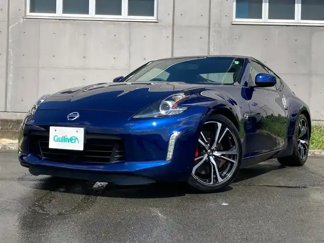 日産 フェアレディ Ｚ バージョンS 静岡県 2021(令3)年 1.7万km オーロラフレアブルーパール 純正HDDナビ/　AM FM CD DVD Bluetooth/ビルトインETC/HIDオートヘッドランプ/純正19インチアルミホイール/革巻きステアリング/ステアリングスイッチ/フロントフォグランプ/スマートキー＆プッシュスタート/純正フロアマット/6速MT/フルセグTV/バックモニター