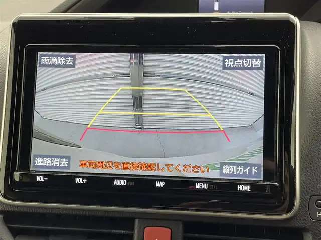 トヨタ エスクァイア ハイブリッド Gi プレミアムパッケージ ブラックテーラード 茨城県 2019(令1)年 5.4万km ホワイトパールクリスタルシャイン 純正9型ナビ/バックカメラ/フルセグ/TRDエアロ/TRDフロントグリル/AC100V/衝突被害軽減ブレーキ/車線逸脱抑制装置/クルーズコントロール/オートマチックハイビーム/クリアランスソナー/両側電動スライドドア/ETC2.0/シートヒーター/社外15インチAW/LEDヘッドライト/スマートキー