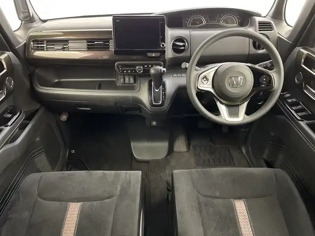 ホンダ Ｎ ＢＯＸ カスタム G EX 新潟県 2017(平29)年 6.5万km プレミアムベルベットパープル・パール ナビ装着スペシャルパッケージ/片側パワースライドドア/専用Gathers8型ナビ(CD/DVD/BT/SD/AM/FM/AppleCarPlay/AndroidAuto)/バックカメラ/革巻きステアリング/ステアリングスイッチ/ビルドインETC/前方ドライブレコーダー(CRV-220D)/前席シートヒーター/純正フロアマット/純正AW/ロールサンシェード/プッシュスタート/スマートキー