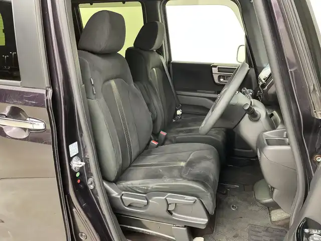 ホンダ Ｎ ＢＯＸ カスタム G EX 新潟県 2017(平29)年 6.5万km プレミアムベルベットパープル・パール ナビ装着スペシャルパッケージ/片側パワースライドドア/専用Gathers8型ナビ(CD/DVD/BT/SD/AM/FM/AppleCarPlay/AndroidAuto)/バックカメラ/革巻きステアリング/ステアリングスイッチ/ビルドインETC/前方ドライブレコーダー(CRV-220D)/前席シートヒーター/純正フロアマット/純正AW/ロールサンシェード/プッシュスタート/スマートキー