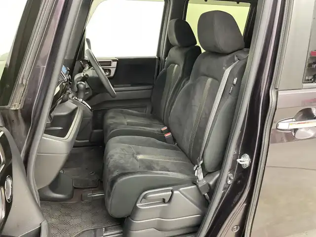 ホンダ Ｎ ＢＯＸ カスタム G EX 新潟県 2017(平29)年 6.5万km プレミアムベルベットパープル・パール ナビ装着スペシャルパッケージ/片側パワースライドドア/専用Gathers8型ナビ(CD/DVD/BT/SD/AM/FM/AppleCarPlay/AndroidAuto)/バックカメラ/革巻きステアリング/ステアリングスイッチ/ビルドインETC/前方ドライブレコーダー(CRV-220D)/前席シートヒーター/純正フロアマット/純正AW/ロールサンシェード/プッシュスタート/スマートキー