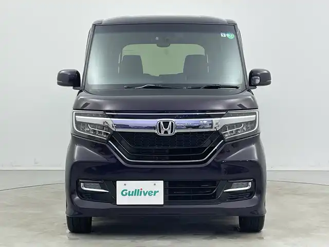 ホンダ Ｎ ＢＯＸ カスタム G EX 新潟県 2017(平29)年 6.5万km プレミアムベルベットパープル・パール ナビ装着スペシャルパッケージ/片側パワースライドドア/専用Gathers8型ナビ(CD/DVD/BT/SD/AM/FM/AppleCarPlay/AndroidAuto)/バックカメラ/革巻きステアリング/ステアリングスイッチ/ビルドインETC/前方ドライブレコーダー(CRV-220D)/前席シートヒーター/純正フロアマット/純正AW/ロールサンシェード/プッシュスタート/スマートキー