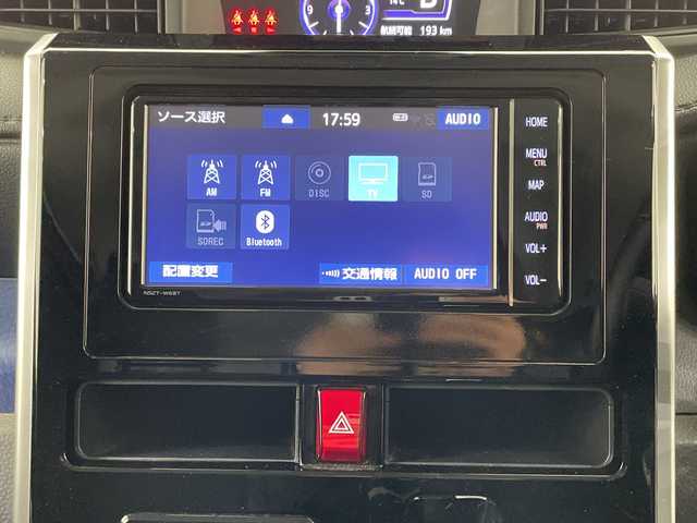 トヨタ ルーミー カスタムG－T 栃木県 2019(令1)年 5.1万km パールホワイトⅢ ワンオーナー/ターボ/SDナビ/（CD/DVD/Bluetooth/フルセグTV）/バックモニター/スマートアシスト/前後コーナーセンサー/ビルトインETC/両側パワースライドドア/前席シートヒーター/オートライト/LEDヘッドライト/横滑り防止装置/フォグランプ/スマートキー/プッシュスタート/アイドリングストップ/ステアリングスイッチ/革巻きステアリング/電動格納ミラー/純正アルミホイール/純正フロアマット