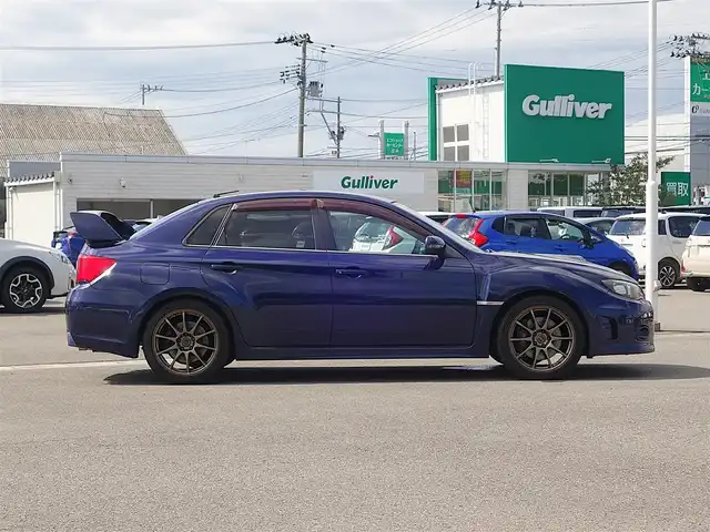 スバル インプレッサ ＷＲＸ STi 山形県 2011(平23)年 5.3万km プラズマブルーシリカ 4WD/6MT/HDDナビ/　　【CD DVD BT フルセグ USB AM/FM】/HIDヘッドライト/ハーフレザーシート/パワーシート/18インチアルミホイール/ターボ/電動格納ウィンカーミラー/フォグランプ/純正フロアマット/ドアバイザ―/スマートキー×2/ETC