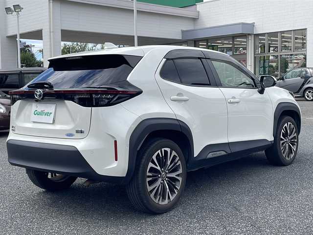 トヨタ ヤリスクロス ハイブリッド Z 東京都 2021(令3)年 5.2万km ホワイトパールクリスタルシャイン ワンオーナー/メモリナビ/フルセグテレビ/全方位カメラ/ETC/ハーフレザーシート