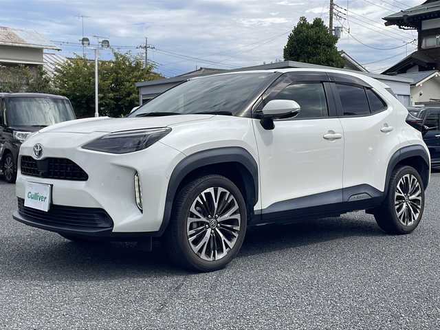 トヨタ ヤリスクロス ハイブリッド Z 東京都 2021(令3)年 5.2万km ホワイトパールクリスタルシャイン ワンオーナー/メモリナビ/フルセグテレビ/全方位カメラ/ETC/ハーフレザーシート
