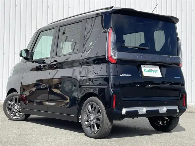 三菱 デリカミニ G プレミアム 福岡県 2024(令6)年 0.1千km アメジストブラック マイパイロット/全周囲カメラ/衝突軽減/デジタルインナーミラー/ハンズフリー両側パワースライドドア/レーンアシスト/ハーフレザー/ステアリングヒーター/前席シートヒーター/ＬＥＤオートライト/オートハイビーム/フォグランプ/ルーフレール/ＤＡＣ/純正AW/電動パーキング/ブレーキホールド/スマートキー/プッシュスタート