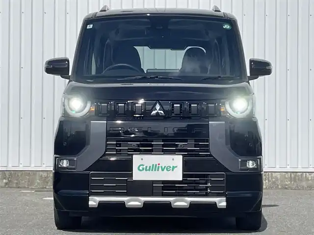 三菱 デリカミニ G プレミアム 福岡県 2024(令6)年 0.1千km アメジストブラック マイパイロット/全周囲カメラ/衝突軽減/デジタルインナーミラー/ハンズフリー両側パワースライドドア/レーンアシスト/ハーフレザー/ステアリングヒーター/前席シートヒーター/ＬＥＤオートライト/オートハイビーム/フォグランプ/ルーフレール/ＤＡＣ/純正AW/電動パーキング/ブレーキホールド/スマートキー/プッシュスタート