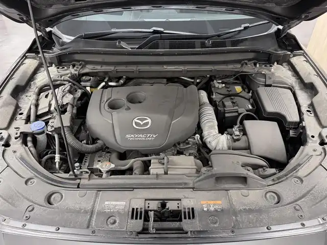 マツダ ＣＸ－５ XD Lパッケージ 三重県 2018(平30)年 6.6万km マシーングレープレミアムM ディーゼル・ターボ/FF/MTモード付フロア6AT/純正 8インチナビ/（FM/AM/aha/Stitcher/Bluetooth/USB/CD*/AUX/DVD*/TV*）/360°ビュー・モニター*/BOSEサウンドシステム*/ドライブレコーダー 前方/ETC/安全/●車間認知支援システム/●スマートブレーキサポート/●スマートシティブレーキサポート/●車線逸脱警報/●レーンキープアシストシステム/●レーダークルーズコントロール/●BSMシステム（RCTA機能付）/●交通標識認識システム/●ドライバーアテンションアラート/●パーキングセンサーシステム 前後*/装備/・本革シート（黒）/・パワーシート（D10way/N6way）/・シートヒーター（D/N/2nd左右）/・ステアリングヒーター/・パワーテールゲート/・アクティブドライビングディスプレイ（HUD）/・左右独立オートエアコン/・オートライト/・LEDヘッドランプ/・ハイビームコントロールシステム（HBC）/・レインセンサーワイパー/・電子パーキングブレーキ＆オートホールド/・ステアリングスイッチ/・プッシュスタート/・純正17inAW/・スマートキーx2/・保/取/ナビ取/など/*…メーカーOP