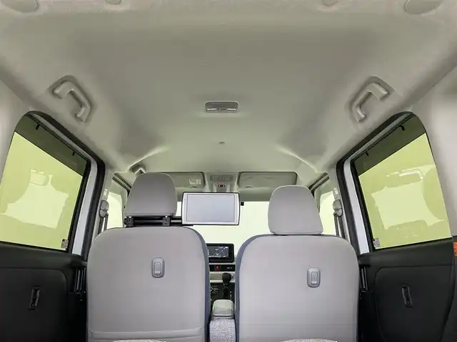 ダイハツ ムーヴ キャンバス ストライプス G 埼玉県 2024(令6)年 0.4万km シャイニングホワイトパール/スムーズグレーマイカメタリック スマートアシスト/・衝突回避支援ブレーキ/・車線逸脱抑制制御機能/・車線逸脱警報/・標識認識機能/社外ALPINEHDDナビ【VIE-X08V】/・CD/DVD/MSV/Bluetooth/フルセグ/バックカメラ/社外ALPINE後席モニター【パッケージ-M900C】/両後パワースライドドア/スマートキー/前後コーナーセンサー/オートブレーキホールド/純正LEDヘッドライト/フォグランプ/ドアバイザー/社外前後ドライブレコーダー/社外ETC/サイド＆カーテンエアバッグ