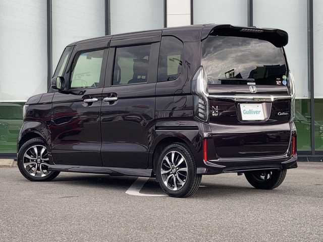 ホンダ Ｎ ＢＯＸ カスタム G L ホンダセンシング 岐阜県 2018(平30)年 2.1万km プレミアムベルベットパープル・パール 登録時走行距離20685キロ/純正7インチナビ/バックモニター/ドライブレコーダー/片側パワースライドドア/エマージェンシーストップシグナル/ヒルスタートアシスト機能/EBD（電子制御制動力配分システム）付ABS/純正フロアマット/純正AW/クルーズコントロール/USB/ETC/コーナーセンサー/オートライト