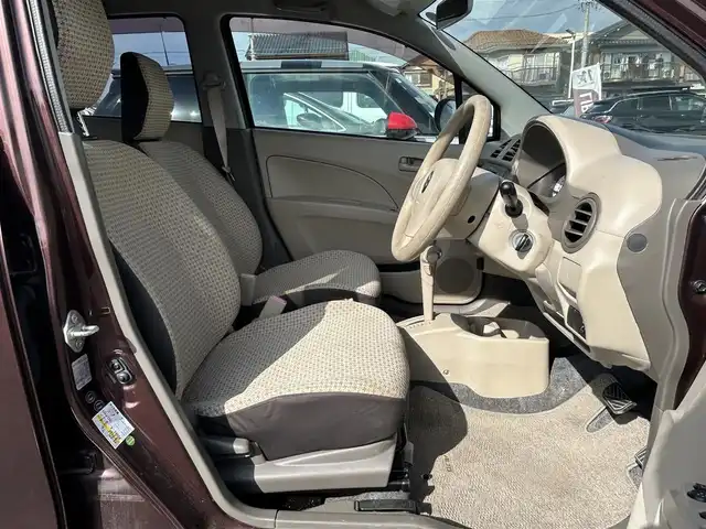 スズキ アルト エコ S 愛知県 2012(平24)年 5.7万km マルーンブラウンパール 登録時走行距離57265キロ/純正オーディオ/(AMFMラジオ/CD)/純正ドアバイザー/純正フロアマット/ＥＴＣ/アイドリングストップ/リモコンキー/盗難防止装置/取扱説明書/整備記録簿