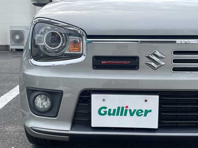 スズキ アルト ワークス 三重県 2018(平30)年 5.6万km スチールシルバーM 登録時55667km/禁煙車/ALPINE7インチディスプレイオーディオ/(Bluetooth・AM/FM・USB・HDMI)/RECAROシート/バックカメラ/ステアリングスイッチ/サブウーハー/電動格納ミラー/革巻きステアリング/スマートキー/プッシュスタート/スペアキー/純正フロアマット/LEDヘッドライト/フォグランプ