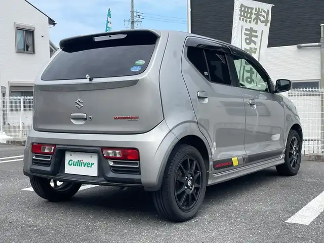 スズキ アルト ワークス 三重県 2018(平30)年 5.6万km スチールシルバーM 登録時55667km/禁煙車/ALPINE7インチディスプレイオーディオ/(Bluetooth・AM/FM・USB・HDMI)/RECAROシート/バックカメラ/ステアリングスイッチ/サブウーハー/電動格納ミラー/革巻きステアリング/スマートキー/プッシュスタート/スペアキー/純正フロアマット/LEDヘッドライト/フォグランプ