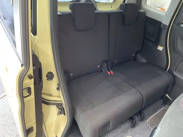 スズキ スペーシア HYBRID X 栃木県 2023(令5)年 0.4万km シフォンアイボリーM デュアルセンサーブレーキサポート2/コーナーセンサー/両側パワースライドドア/シートヒーター/禁煙車/オートライト/横滑り防止装置/スマートキー/プッシュスタート/アイドリングストップ/電動格納ミラー/社外フロアマット