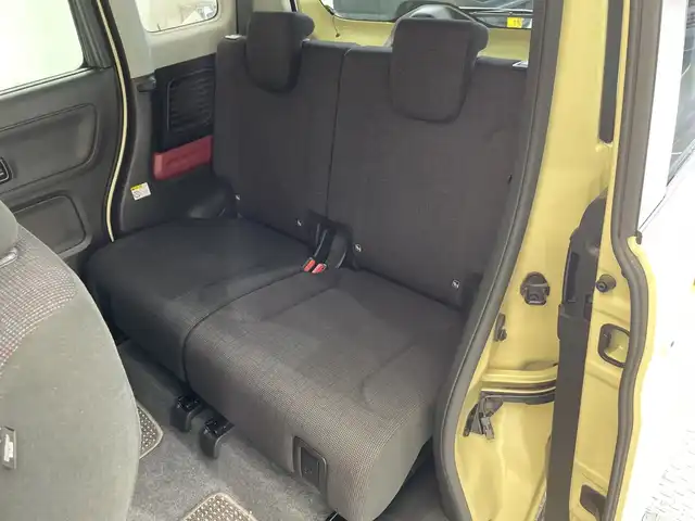 スズキ スペーシア HYBRID X 栃木県 2023(令5)年 0.4万km シフォンアイボリーM デュアルセンサーブレーキサポート2/コーナーセンサー/両側パワースライドドア/シートヒーター/禁煙車/オートライト/横滑り防止装置/スマートキー/プッシュスタート/アイドリングストップ/電動格納ミラー/社外フロアマット