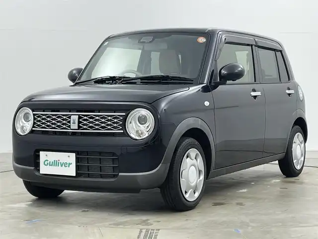 スズキ ラパン モード 岡山県 2021(令3)年 2.4万km ブルーイッシュブラックパール3 純正ナビ/CN-RZ765W/（CD/DVD/BT/TV)/全方位カメラ/ドライブレコーダー/LEDヘッドライト/オートライト/ビルトインETC/シートヒーター/レーダーブレーキサポート/USB