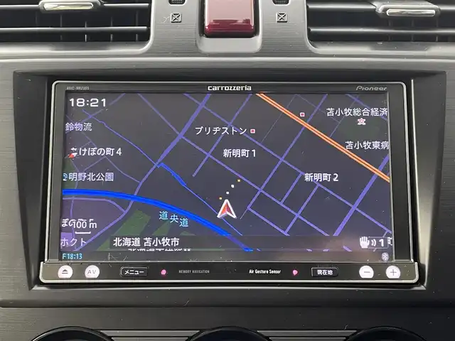 スバル インプレッサ スポーツ 2．0i アイサイト アイボリー 道央・札幌 2013(平25)年 4.3万km ディープチェリーパール ・４ＷＤ/・アイサイト/・社外ナビ/・バックカメラ/・Ｂｌｕｅｔｏｏｔｈ／ＣＤ／ＤＶＤ/・純正ドライブレコーダー/・アイドリングストップ/・アダプティブクルーズコントロール/・レーンキープアシスト/・オートマチックハイビーム/・オートエアコン/・ＥＴＣ/・プッシュスタート/・横滑り防止/・パワーステアリング/・パワーウィンドウ/・パワーシート/・HIDヘッドライト/・社外フロアマット/・純正アルミホイール