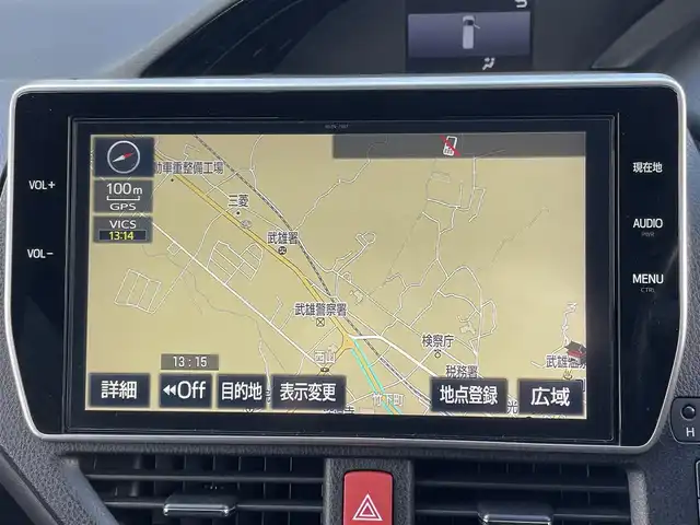 トヨタ エスクァイア ハイブリッド Xi 佐賀県 2017(平29)年 4.8万km スパークリングブラックパールクリスタルシャイン トヨタセーフティセンスC/・プリクラッシュセーフティ/・レーンディパーチャーアラート/・オートマチックハイビーム/純正10インチSDナビ/・バックカメラ/・フルセグTV/BT/CD/DVD/TVキャンセラー/純正フリップダウンモニター/社外ドラレコ(SDなし)/両側パワースライドドア/純正15インチAW/LEDヘッドライト/シートヒーター/プッシュスタート/革巻きステアリング/ETC2.0/スペアキー×2/取扱説明書/保証書