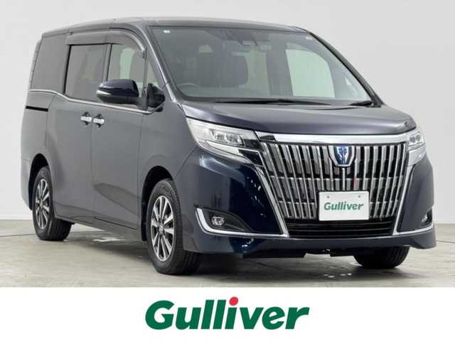 トヨタ エスクァイア ハイブリッド Gi 千葉県 2020(令2)年 4.9万km ブラッキッシュアゲハガラスフレーク ワンオーナー/純正9型メモリーナビ/純正12.1型フリップダウンモニター/フルセグTV/Bluetooth接続/バックカメラ/両側パワースライドドア/合皮レザーシート/シートヒーター/コーナーセンサー/LEDヘッドライト/オートマチックハイビーム/衝突軽減ブレーキ/スマートキー/プッシュスタート/リア背面テーブル/リアUSBソケット