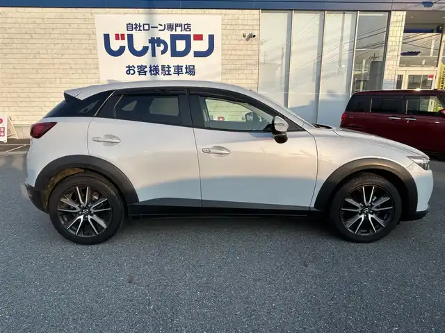 マツダ ＣＸ－３ XD ツーリング 群馬県 2016(平28)年 9.7万km 白／シルバー (株)IDOMが運営する【じしゃロン伊勢崎店】の自社ローン専用車両になりますこちらは現金またはオートローンご利用時の価格です。自社ローンご希望の方は別途その旨お申付け下さい/フルセグテレビ/バックカメラ/ETC/DVD/CD/TV/BT/USB/AUX/LEDヘッドライト