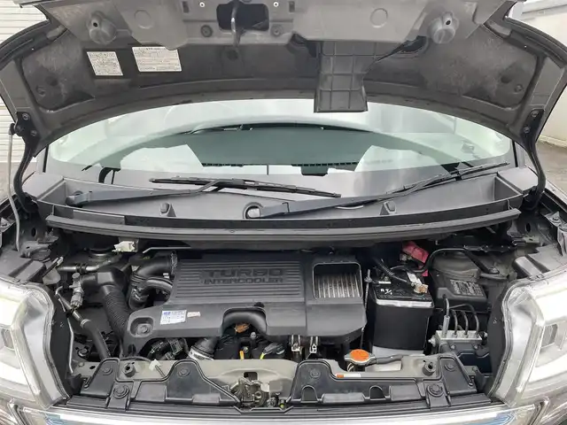ダイハツ タント カスタム RS SA 岐阜県 2014(平26)年 10.3万km ブラックマイカメタリック ワンオーナー/４WD/純正ナビ(AM/FM/TV/DVD/Bluetooth)/フリップダウンモニター/両側パワースライドドア/スマートアシスト/バックカメラ/ドライブレコーダー前後/プッシュスタート/スマートキー/ETC/LEDヘッドライト/純正アルミホイール/スペアキー/保証書/取扱説明書