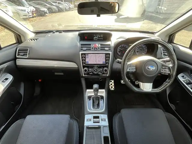 スバル レヴォーグ 1．6GT－S アイサイト 栃木県 2014(平26)年 11.3万km クリスタルブラックシリカ (株)IDOMが運営する【じしゃロン宇都宮店】の自社ローン対象車両になります。こちらは現金ご利用時の価格です。自社ローンご希望の方は別途その旨お申付け下さい。/ＥｙｅＳｉｇｈｔ/　・プリクラッシュブレーキ/　・全車速追従機能付クルーズコントロール/　・車線逸脱警報/　・車線逸脱警報/　・ヒルスタートアシスト/純正ナビ（CN-LR700D）/　CD/DVD/Bluetooth/バックカメラ/ビルトインETC/ステアリングスイッチ/革巻きステアリング/純正18インチアルミホイール/LEDヘッドライト/フォグランプ/パワーシート/電格ウィンカーミラー/アイドリングストップ/パドルシフト/ドアバイザー