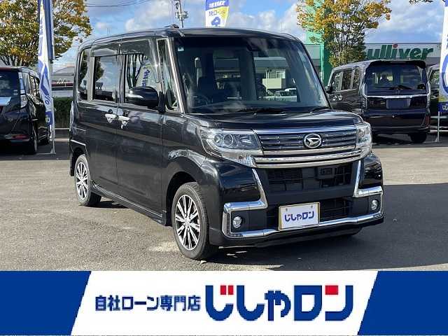 ダイハツ タント カスタム X トップED SAⅡ 宮城県 2016(平28)年 12.6万km ブラックマイカメタリック (株)IDOMが運営する【じしゃロン仙台店】の自社ローン専用車両になりますこちらは現金またはオートローンご利用時の価格です。自社ローンご希望の方は別途その旨お申付け下さい/純正ナビ/Bluetooth/パワースライドドア/フルセグTV/LEDヘッドライト/ハーフレザーシート/インテリジェンスキー/プッシュスタート