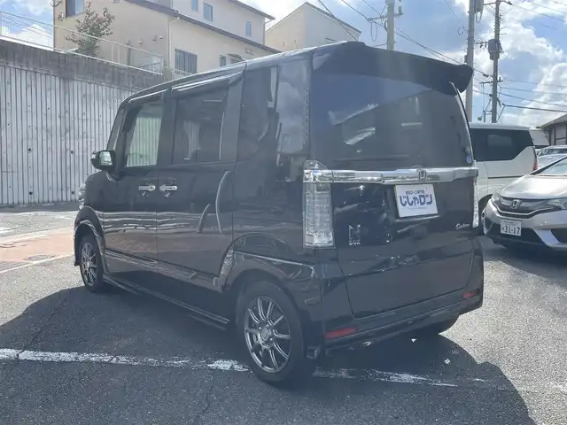 ホンダ Ｎ ＢＯＸ カスタム G Lパッケージ 福岡県 2015(平27)年 9.6万km スマートブラック (株)IDOMが運営する【じしゃロン八幡西店】の自社ローン専用車両になります。こちらは現金またはオートローンご利用時の価格です。自社ローンご希望の方は別途その旨お申付け下さい/スマートキー/純正ナビ/フルセグ/Bluetooth/バックカメラ/オートライト/HIDヘッドライト