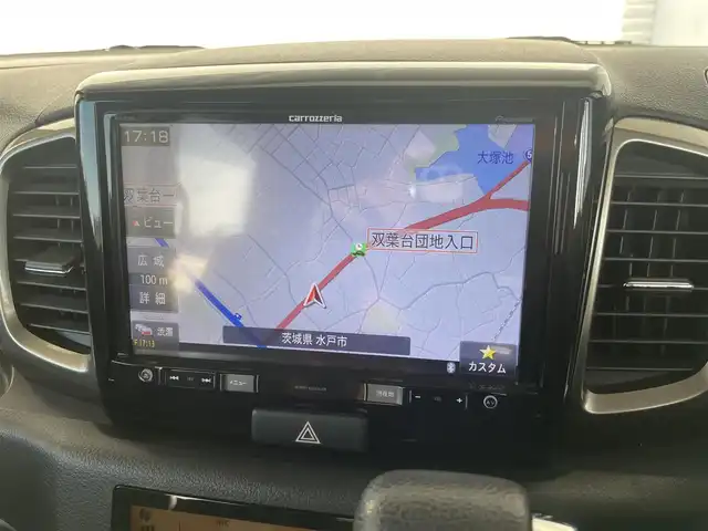 スズキ スペーシア カスタム Z ターボ 茨城県 2017(平29)年 7.1万km ブリスクブルーM (株)IDOMが運営する【じしゃロン水戸店】の自社ローン専用車両になりますこちらは現金またはオートローンご利用時の価格です。自社ローンご希望の方は別途その旨お申付け下さい/ターボ/ワンオーナー/パイオニア８インチナビフルセグTV/（AVIC-RL900）/バックカメラ/左側パワースライドドア/シートヒーター/純正フロアマット/クルーズコントロール