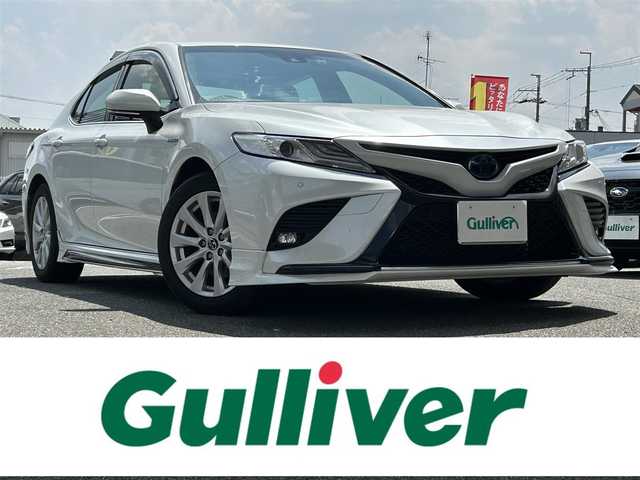トヨタ カムリ WS 奈良県 2019(平31)年 4.4万km プラチナホワイトパールマイカ 1オーナー/TRDエアロ/純正メーカーナビ/BT/TV/CD/USB/SD//電動リアゲート/コーナーセンサー/レーンキープアシスト/横滑り防止装置/ドラレコ/ETC2.0/バックカメラ/パドルシフト/モード切替/TRDリニアスロットルシステム/MTモード付AT/エンジンスターター・スペアキー付/保証書・取説付