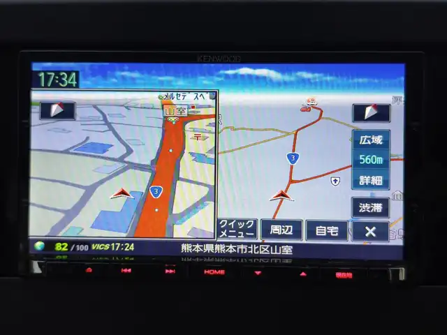三菱 ｅＫクロス T 熊本県 2019(平31)年 10.9万km ライトニングブルーマイカ/スターリングシルバーメタリック 社外ナビ（MDV-Z702）/【フルセグTV/Bluetooth/CD/DVD】/衝突軽減ブレーキ/コーナーセンサー/車線逸脱警報/オートLEDライト/プッシュスタート/スマートキー/ウィンカーミラー/前席シートヒーター/革巻きステアリング/ステアリングスイッチ/純正１５インチAW/ETC/横滑り防止装置/ABS/社外フロアマット/保証書/取扱説明書/スペアキー