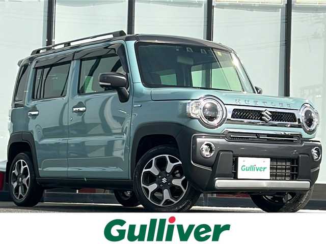 スズキ ハスラー Jスタイル Ⅱ ターボ 山形県 2023(令5)年 2.6万km オフブルーメタリック/ガンメタリック2トーンルーフ 4wd/デュアルカメラブレーキサポート/前後コーナーセンサー/純正ナビ/（Bluetooth/CD/フルセグ)/全方位カメラ/LEDオートライト/オートマチックハイビーム/フォグランプ/前後ドライブレコーダー/DN席シートヒーター/ステアリングスイッチ/ビルトインETC2.0/AC100V充電/純正AW/純正フロアマット/電動格納ウィンカーミラー/スマートキー/ドアバイザー