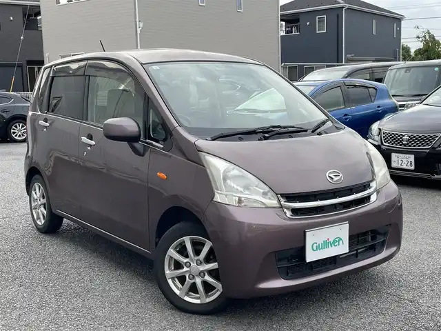 ダイハツ ムーヴ X リミテッド 静岡県 2011(平23)年 3.3万km シルキーマルーンクリスタルメタリック ユーザー買取/純正ナビ/バックカメラ/純正AW