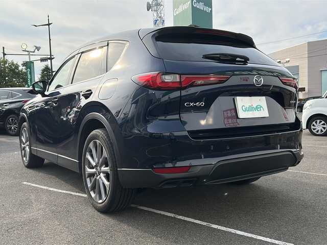 マツダ ＣＸ－６０ 25S エクスクルーシブモード 福島県 2023(令5)年 1.9万km ディープクリスタルブルーマイカ サンルーフ/レザーシート/純正メモリナビ＆フルセグＴＶ/（ＳＤ＆ＵＳＢ＆ＢＴ）/アラウンドビューカメラ/衝突軽減ブレーキ/レーダークルーズコントロール/レーンキープアシスト/ＥＴＣ/純正２０inアルミホイール/オートライト/ＬＥＤライト/オートハイビーム/ウィンカーミラー/電動格納ミラー/スマートキー/プッシュスタート/Ｗ＋サイドエアバッグ/横滑り防止装置/ＡＢＳ/ドアバイザー/純正フロアマット/新車保証書/取扱説明書
