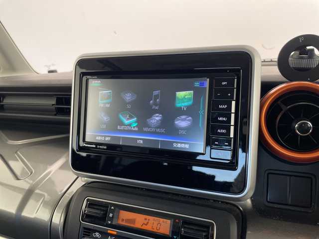 スズキ スペーシア ギア HYBRID XZ 愛知県 2021(令3)年 4.7万km オフブルーメタリック/ガンメタリック2トーンルーフ 衝突被害軽減システム/純正7インチSDナビ（あり）/両側パワースライドドア/レーダークルーズコントロール/シートヒーター/フルセグTV/CD DVD/Bluetooth/バックカメラ/コーナーセンサー/ルーフレール/LEDヘッドライト/ドライブレコーダー/ETC/ステアリングスイッチ/スマートキー/プッシュスタート/ルーフキャリア