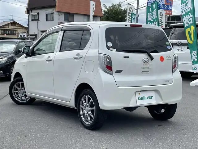 ダイハツ ミラ イース Xf SA 長野県 2014(平26)年 2.1万km パールホワイトⅢ 純正ナビ（FM/AM、CD）/バックカメラ/ワンセグテレビ/横滑り防止装置/盗難防止装置/ダブルエアバック/衝突軽減システム/ハロゲンヘッドライト/ABS/純正サマータイヤ積み込み/社外１４AW/保証書、取扱説明書、記録簿/ワンオーナー/リモコンキー
