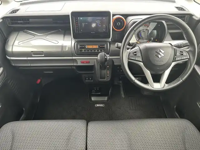 スズキ スペーシア ギア HYBRID XZターボ 鹿児島県 2020(令2)年 3.2万km フェニックスレッドパール/ガンメタリック2トーンルーフ ワンオーナー/社外ナビ/(Bluetooth/CD/DVD)/バックカメラ/両側パワースライドドア/レーダークルーズコントロール/前席シートヒーター/ルーフレール/アイドリングストップ/ETC/スマートキー/スペアキー×１