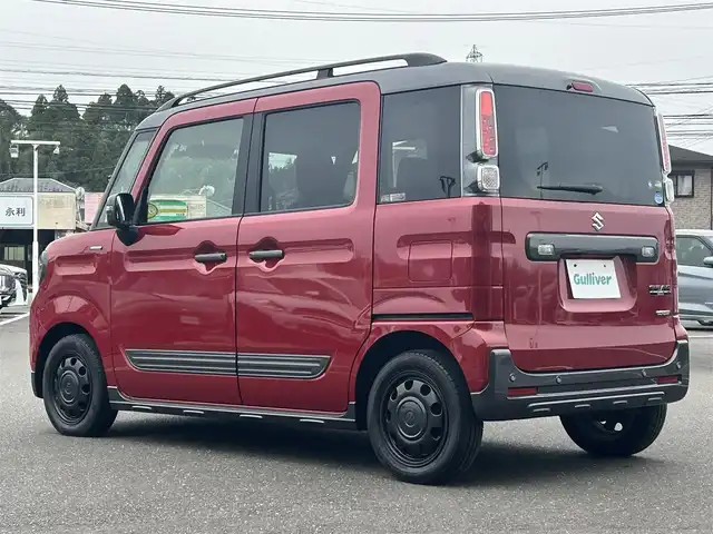 スズキ スペーシア ギア HYBRID XZターボ 鹿児島県 2020(令2)年 3.2万km フェニックスレッドパール/ガンメタリック2トーンルーフ ワンオーナー/社外ナビ/(Bluetooth/CD/DVD)/バックカメラ/両側パワースライドドア/レーダークルーズコントロール/前席シートヒーター/ルーフレール/アイドリングストップ/ETC/スマートキー/スペアキー×１