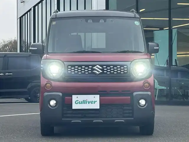 スズキ スペーシア ギア HYBRID XZターボ 鹿児島県 2020(令2)年 3.2万km フェニックスレッドパール/ガンメタリック2トーンルーフ ワンオーナー/社外ナビ/(Bluetooth/CD/DVD)/バックカメラ/両側パワースライドドア/レーダークルーズコントロール/前席シートヒーター/ルーフレール/アイドリングストップ/ETC/スマートキー/スペアキー×１