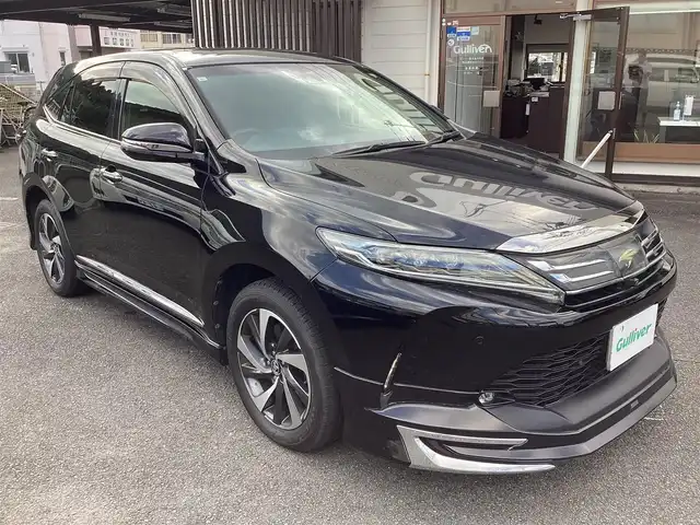 トヨタ ハリアー プログレス メタル&レザーP 鹿児島県 2017(平29)年 4.8万km ブラック 純正ナビ/フルセグTV/JBLサウンド/全方位モニター/プッシュスタート/スマートキー/電動レザーシートメモリー機能付き/パノラマスライドルーフ/モデリスタエアロ/パワーバックドア/電動パーキング/アイドリングストップ/オートハイビーム/レーダーブレーキ/レーンキープ/ブラインドセンサー/純正18インチアルミ