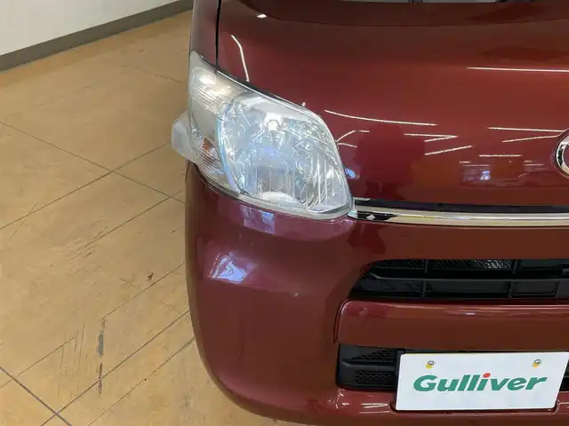 ダイハツ タント L SA Ⅲ 群馬県 2017(平29)年 5.5万km ファイアークォーツレッドM スマートアシスト/・衝突軽減ブレーキ/・オートライト/・横滑り防止/・リアコーナーセンサー/社外７インチナビ/・AM/FM/SD/・ワンセグTVCD/DVD/バックカメラ/純正フロアマット/純正ドアバイザー/リモコンキー