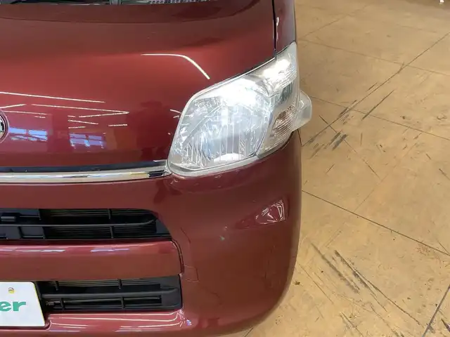 ダイハツ タント L SA Ⅲ 群馬県 2017(平29)年 5.5万km ファイアークォーツレッドM スマートアシスト/・衝突軽減ブレーキ/・オートライト/・横滑り防止/・リアコーナーセンサー/社外７インチナビ/・AM/FM/SD/・ワンセグTVCD/DVD/バックカメラ/純正フロアマット/純正ドアバイザー/リモコンキー