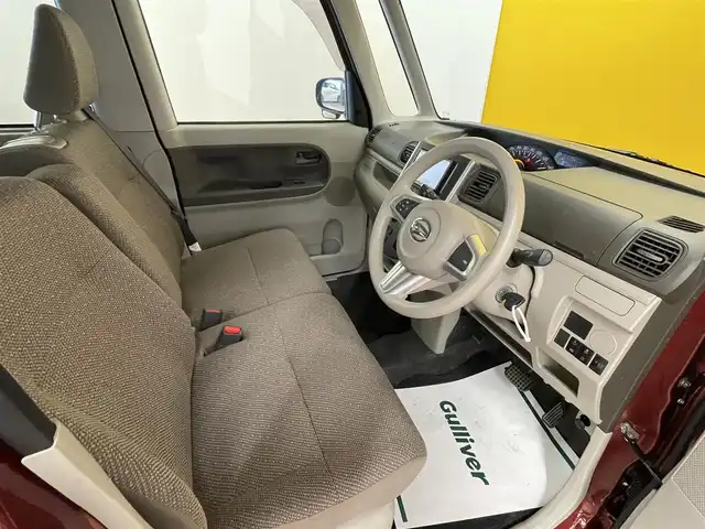 ダイハツ タント L SA Ⅲ 群馬県 2017(平29)年 5.5万km ファイアークォーツレッドM スマートアシスト/・衝突軽減ブレーキ/・オートライト/・横滑り防止/・リアコーナーセンサー/社外７インチナビ/・AM/FM/SD/・ワンセグTVCD/DVD/バックカメラ/純正フロアマット/純正ドアバイザー/リモコンキー